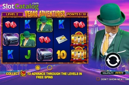 Скрин2. Vegas Adventures with Mr Green слот