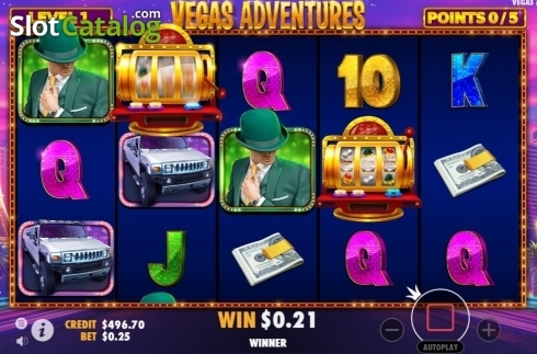 Скрин7. Vegas Adventures with Mr Green слот