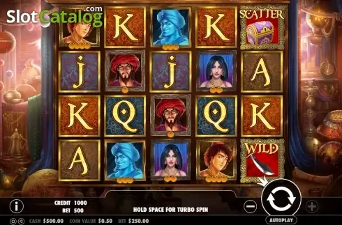 Скрин2. Aladdin's Treasure (Pragmatic Play) слот