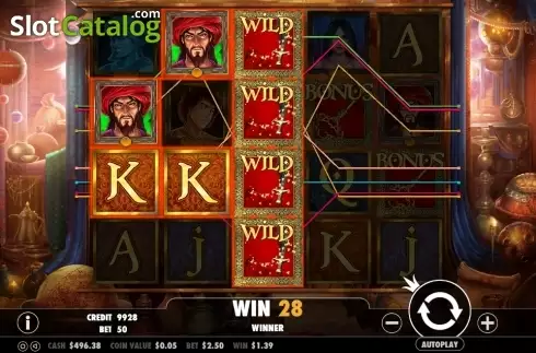 Скрин3. Aladdin's Treasure (Pragmatic Play) слот