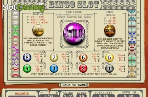 Скрин5. Bingo Slot (Pragmatic Play) слот