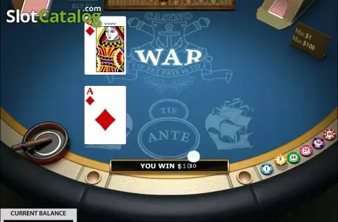 Скрин4. Casino War (Pragmatic Play) слот