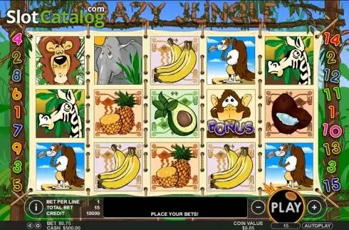 Скрин2. Crazy Jungle (Pragmatic Play) слот