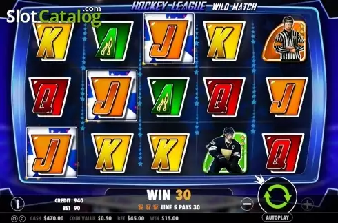 Скрин3. Hockey League Wild Match слот