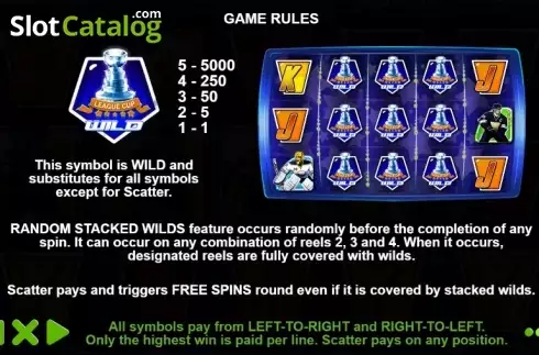 Скрин6. Hockey League Wild Match слот