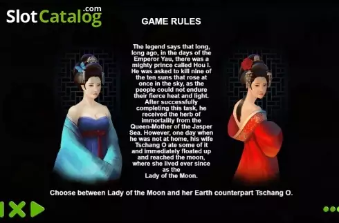 Скрин7. Lady of the Moon слот