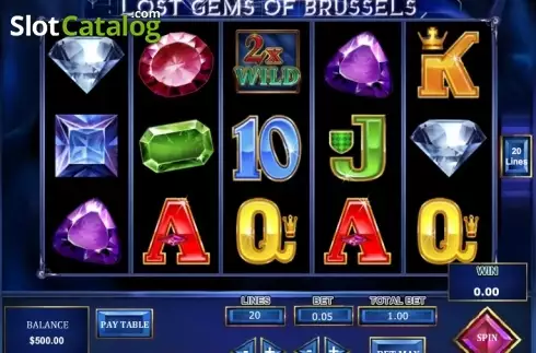 Скрин2. Lost Gems of Brussels слот