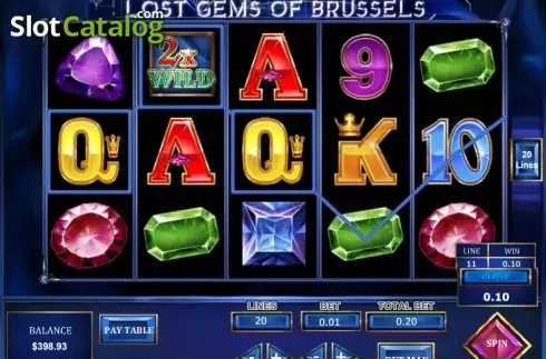 Скрин4. Lost Gems of Brussels слот