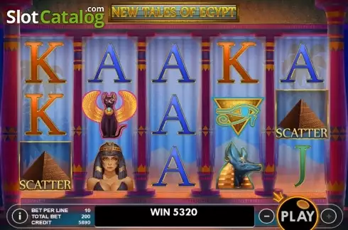 Скрин2. New Tales of Egypt слот