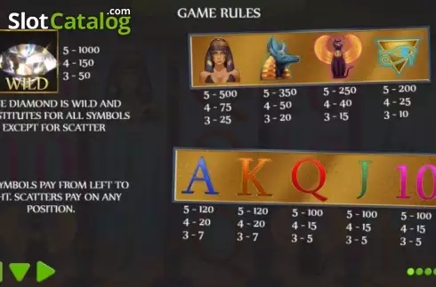 Скрин3. New Tales of Egypt слот
