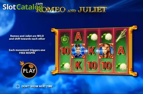 Скрин2. Romeo and Juliet (Pragmatic Play) слот