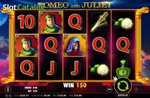 Скрин4. Romeo and Juliet (Pragmatic Play) слот