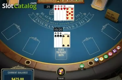 Скрин3. Royale Blackjack слот