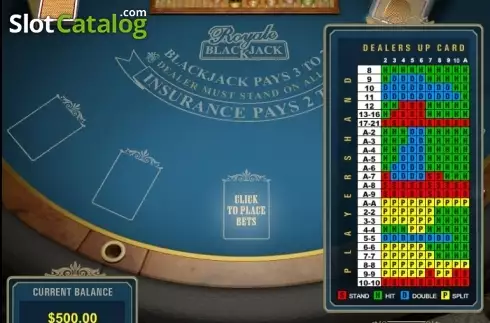 Скрин5. Royale Blackjack слот
