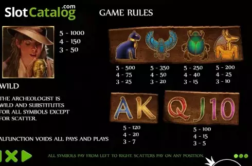 Скрин5. Tales of Egypt слот