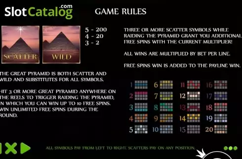 Скрин6. Tales of Egypt слот