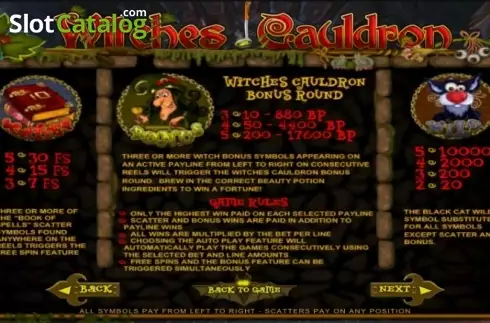 Скрин6. Witches Cauldron слот