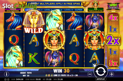 Скрин6. Queen of gold слот
