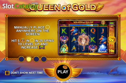 Скрин2. Queen of gold слот