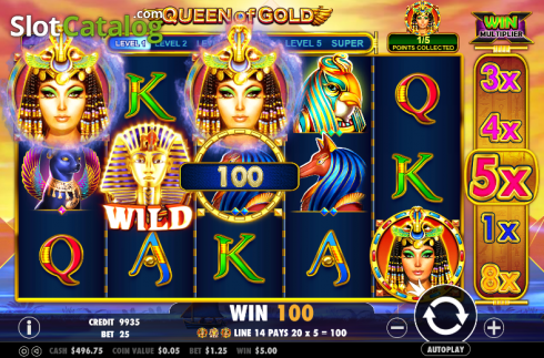 Скрин5. Queen of gold слот