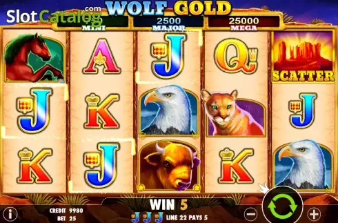 Скрин4. Wolf Gold слот