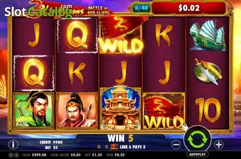 Скрин5. 3 Kingdoms – Battle of Red Cliffs слот