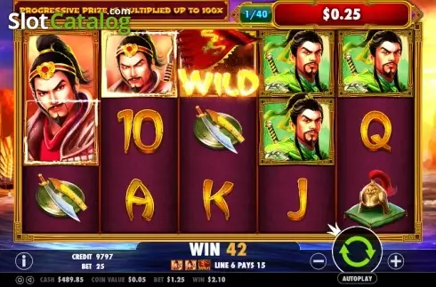 Скрин6. 3 Kingdoms – Battle of Red Cliffs слот