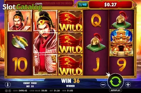 Скрин7. 3 Kingdoms – Battle of Red Cliffs слот