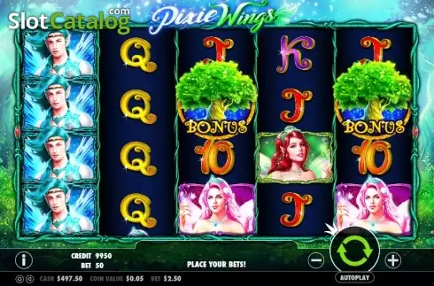Скрин3. Pixie Wings слот