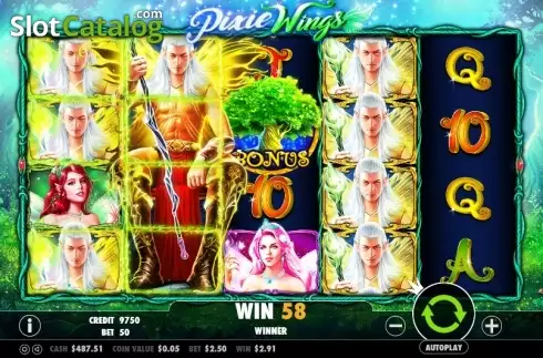 Скрин5. Pixie Wings слот