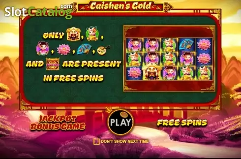 Скрин2. Caishen's Gold слот