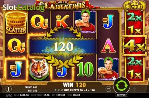 Скрин7. Wild Gladiators слот