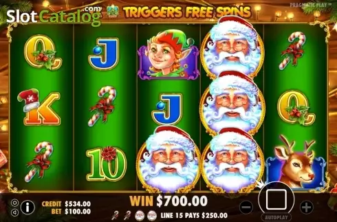 Скрин7. Santa (Pragmatic Play) слот