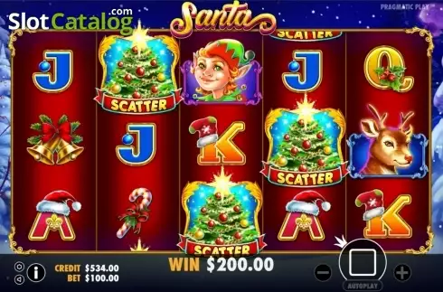 Скрин3. Santa (Pragmatic Play) слот