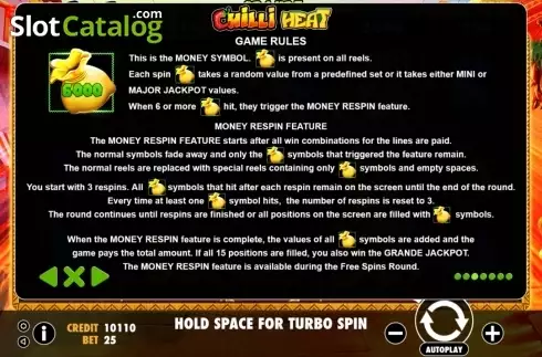 Скрин4. Chilli Heat слот