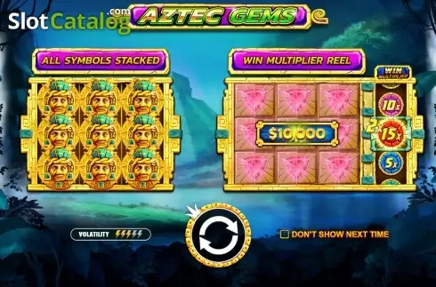 Скрин2. Aztec Gems (Pragmatic Play) слот