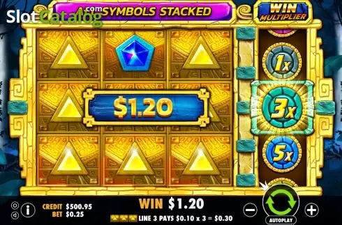 Скрин4. Aztec Gems (Pragmatic Play) слот