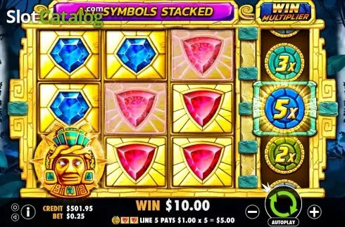 Скрин6. Aztec Gems (Pragmatic Play) слот