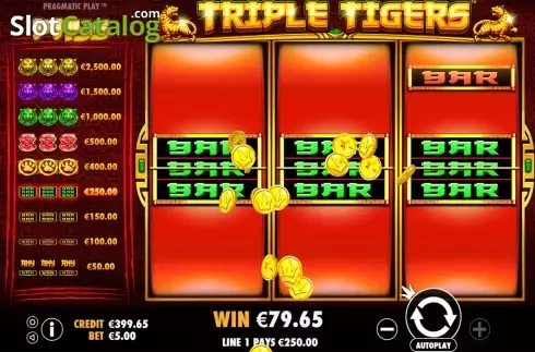 Скрин5. Triple Tigers (Pragmatic Play) слот