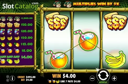 Скрин3. Monkey Madness слот