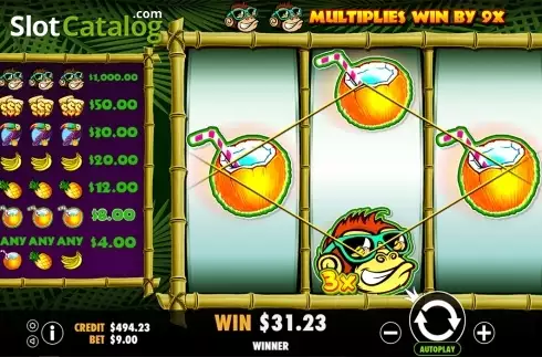 Скрин5. Monkey Madness слот
