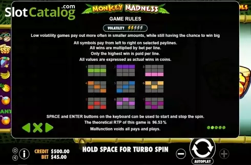 Скрин8. Monkey Madness слот