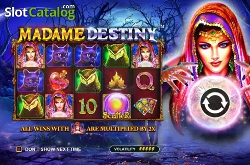 Скрин2. Madame Destiny слот