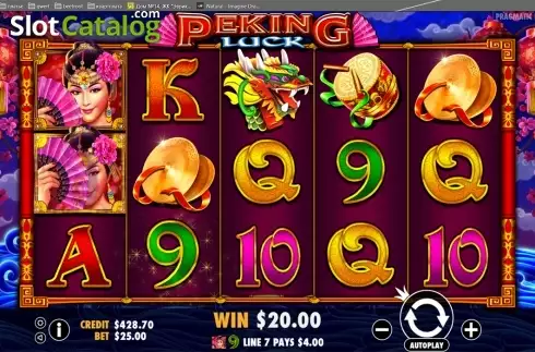 Скрин4. Peking Luck (Pragmatic Play) слот