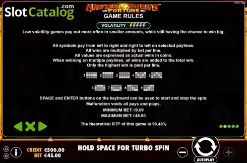 Скрин9. Master Chen's Fortune слот