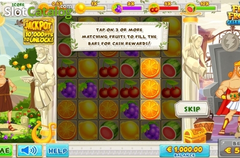 Скрин8. The Fruit Frenzy Celebration слот