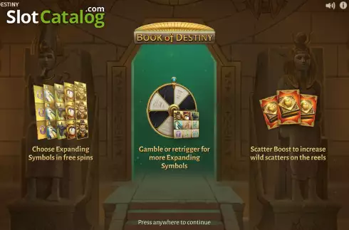 Скрин2. Book of Destiny слот