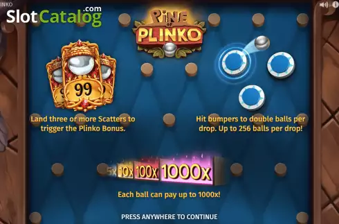 Скрин2. Pine of Plinko слот