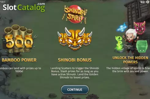 Скрин2. Shinobi Spirit слот