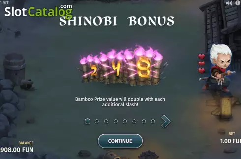 Скрин7. Shinobi Spirit слот